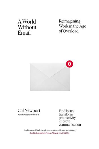 Kniha Taschen A World Without Email by Cal Newport, English biela farba