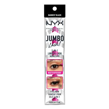 NYX PROFESSIONAL MAKEUP Jumbo Lash! 2v1 Liner & Lash Adhesive 01 Baddest Black 1 ml