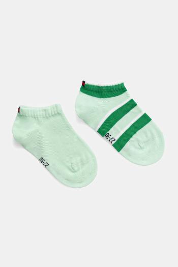 Detské ponožky Tommy Hilfiger 2-pak zelená farba, 701232716