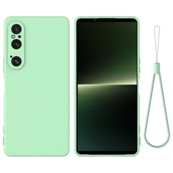 RUBBER Ochranný obal pre Sony Xperia 1 VI zelený