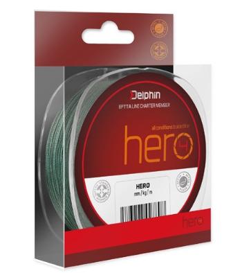 Delphin splietaná šnúra hero-priemer  0,25 mm / nosnosť 16,8 kg / návin 117 m