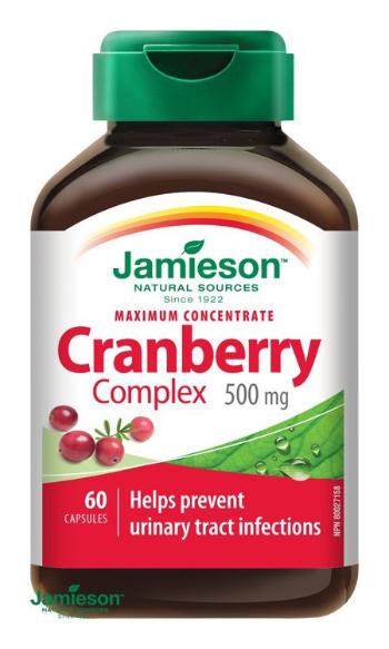 Jamieson Brusnice - komplex 500 mg na močové cesty 60 cps