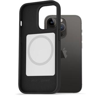 AlzaGuard Magsafe Silicone Case na iPhone 14 Pro čierny (AGD-MFMS0006B)