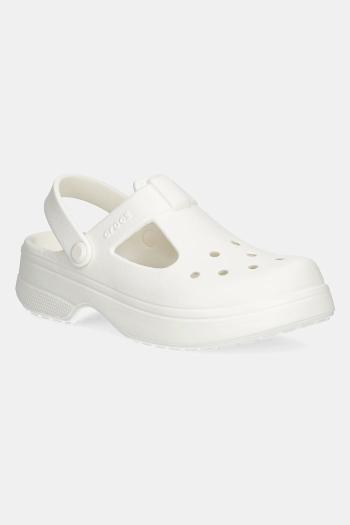 Sandále Crocs CLASSIC MARY JANE CLOG KIDS béžová farba, 210615