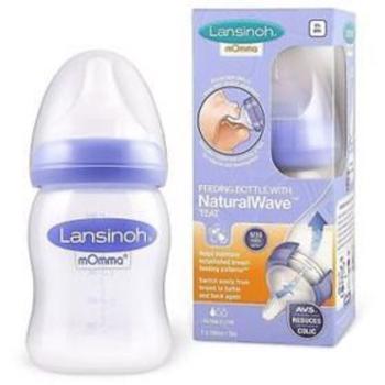 LANSINOH kojenecká láhev 160ml s NaturalWave TM savičkou (S)