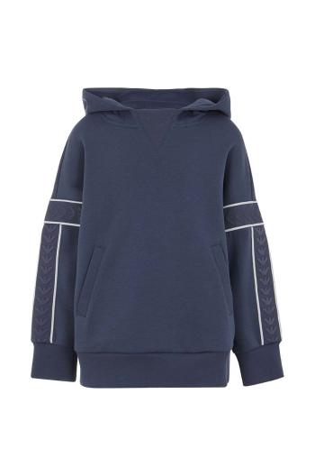 Detská mikina Emporio Armani tmavomodrá farba, s kapucňou, vzorovaná, 6D4BJK 1JHSZ