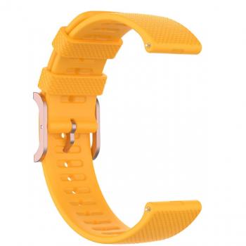 BStrap Silicone Rain remienok na Garmin Venu 2, yellow (SSG014C1610)