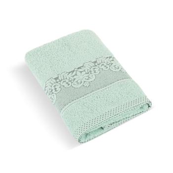 Prosop frotir Bellatex colecția Orchidea verde deschis, 70 x 140 cm, verde deschis, 70 x 140 cm