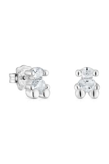 Strieborné náušnice Tous Bold Bear Gem 1004228300
