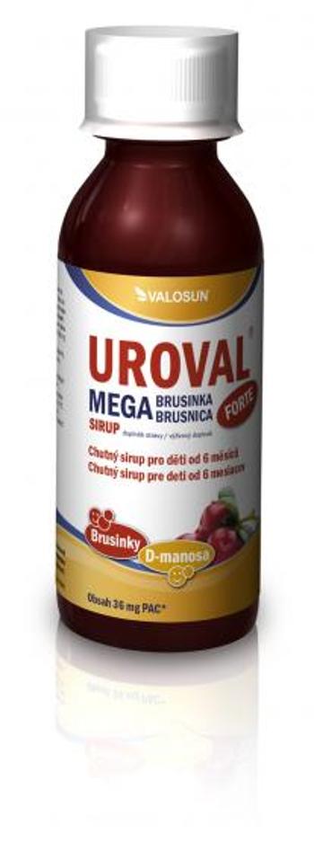 VALOSUN Walmark  UROVAL MEGA BRUSNICA FORTE sirup 200 ml