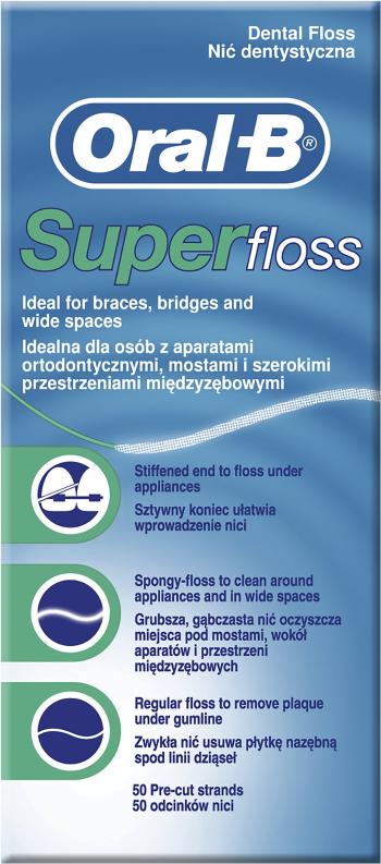 Fogselyem ORAL B Super Floss 50 db