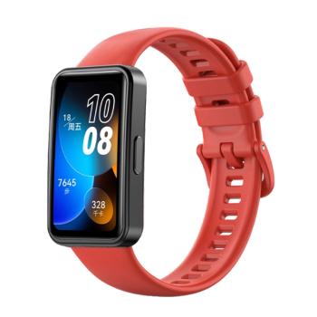 SILICONE Remienok pre Huawei Band 8 červený