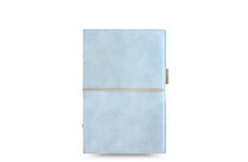 Filofax Domino Soft A6 týždenný 2024 pastelový modrý