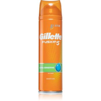 Gillette Fusion5 Ultra Sensitive gél na holenie pre citlivú pleť 200 ml