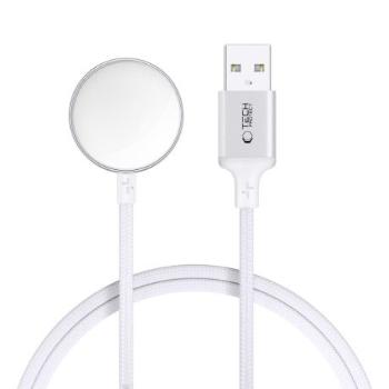 Tech-Protect MC02 magnetická nabíjačka na Apple Watch USB 1m, biela