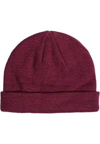 Urban Classics Short Cuff Knit Beanie maroon - UNI