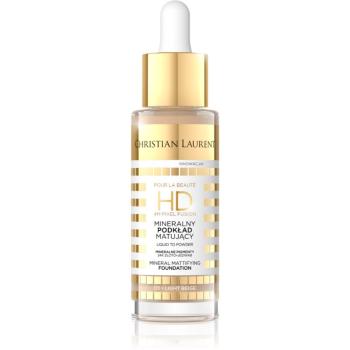 Christian Laurent Pour La Beauté tartós matt alapozó árnyalat 101 Light Beige 32 ml