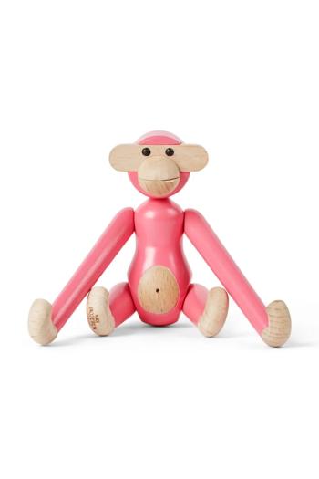 Dekoračná figúrka Kay Bojesen Monkey Mini ružová farba