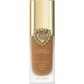 Dolce&Gabbana Flawless Everlast Foundation intenzívny krycí make-up s dlhotrvajúcim efektom SPF 20 odtieň 27N Medium Deep 27 ml