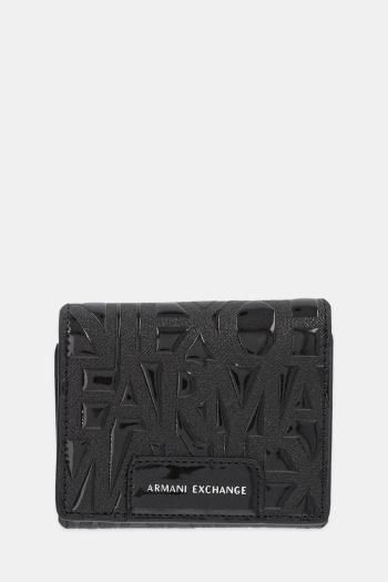 Peňaženka Armani Exchange dámska, čierna farba, XW001595 AF17290