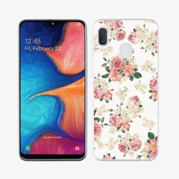 PROTEMIO MY ART Ochranný obal Samsung Galaxy A20e PINK ROSES (016)