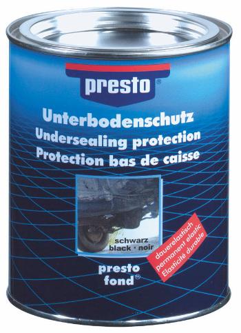 Presto fond UBS Bitumen - ochrana spodku vozidla plechovka 1300 g