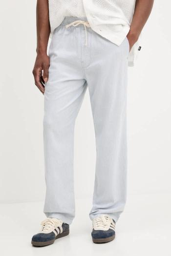 Nohavice s prímesou ľanu Hollister Co. strih chinos, KI330-5039