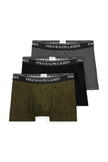 Boxerky Polo Ralph Lauren 3-pak pánske, šedá farba, 714830299