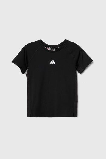 Detské tričko adidas čierna farba