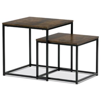 Odkladací stolík Autronic 50x52 cm prírodná MDF AF-076 OLW