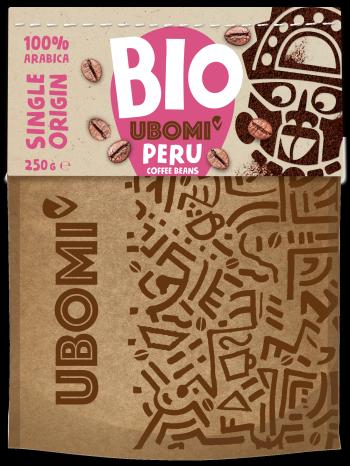 UBOMI BIO Peru zrnková káva 250 g