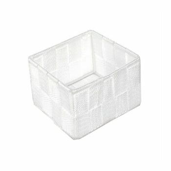 Organizator de depozitare Compactor S TEX,12 x 12 x 7 cm, alb