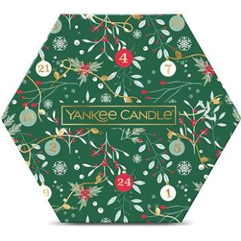 YANKEE CANDLE - Vianočná darčeková súprava, 18× čajová sviečka a svietnik (5038581118499)