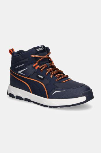 Detské topánky Puma Evolve Trail Club tmavomodrá farba, 397644