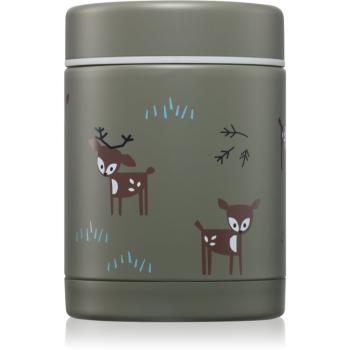 FRESK Food Jar termoska na jedlo Deer Olive 300 ml