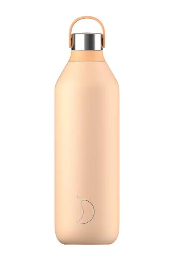 Termo fľaša Chillys Series 2, 1 L oranžová farba
