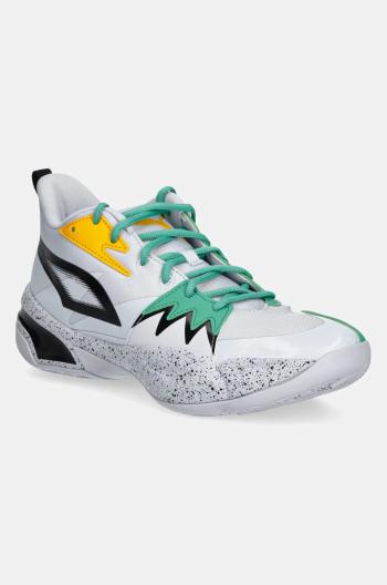 Basketbalové topánky Puma Genetics Speckle biela farba, 310405