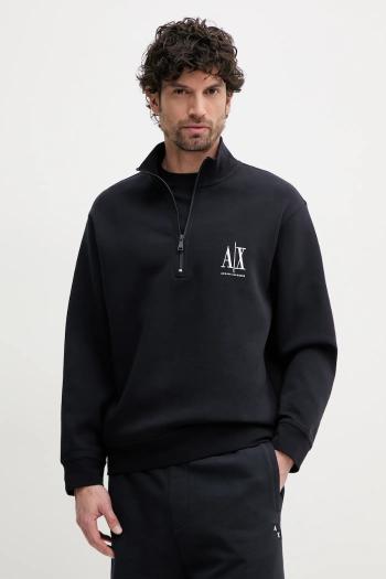 Mikina Armani Exchange pánska, tmavomodrá farba, s nášivkou, XM000370 AF10818
