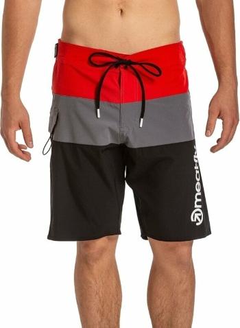 Meatfly Mitch Boardshorts 21'' Red Stripes S Pánske plavky