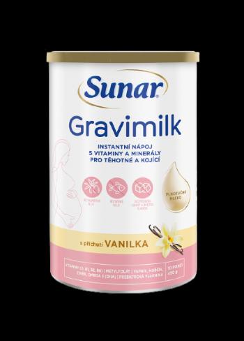 SUNAR Gravimilk s príchuťou vanilka pre tehotné a dojčiace ženy 450 g