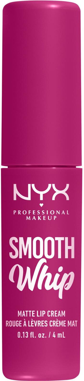 NYX PROFESSIONAL MAKEUP Smooth Whip Matte Lip Cream 09 Baby Frosting matný tekutý rúž, 4 ml