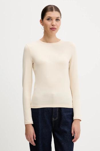 Tričko s dlhým rukávom Guess Jeans zelená farba, W4YI22 J1314