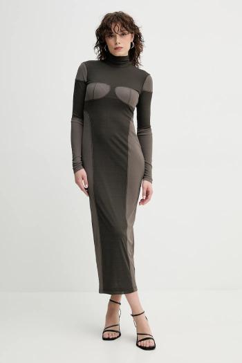 Šaty Nanushka IMELDA zelená farba, maxi, priliehavá, NW25RSDR16275