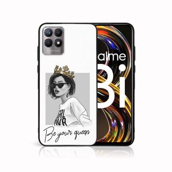 MY ART Silikónový obal Realme 8i QUEEN (139)