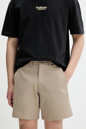 Šortky Abercrombie & Fitch béžová farba, KI128-5039