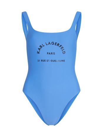 Karl Lagerfeld Fürdőruhák 'Rue St-Guillaume'  azúr / fekete