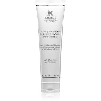 Kiehl's Dermatologist Solutions Clearly Corrective Brightening & Exfoliating Daily Cleanser rozjasňujúci čistiaci gel pre všetky typy pleti vrátane ci