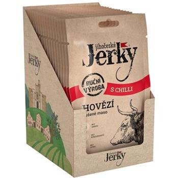 Jihočeské Jerky Hovädzie s chilli 20 ks (8594068231329)