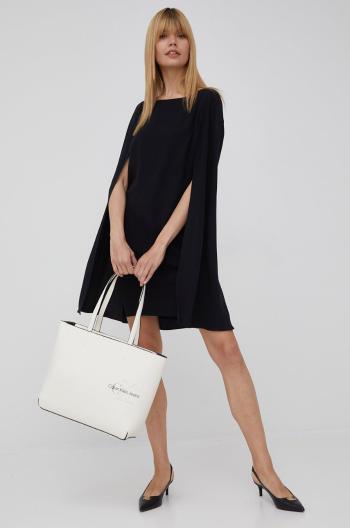 Šaty Lauren Ralph Lauren čierna farba,mini,priliehavá,253855210005