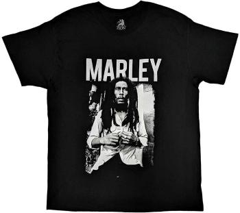 Bob Marley Tričko Black & White Unisex Black 2XL